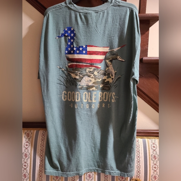 Fundraiser Patriotic Duck Graphic Tee for women and men - Picture 3 of 5